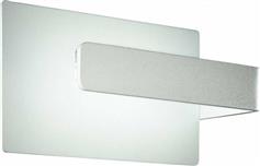 Intec Lambda Μοντέρνο Φωτιστικό Τοίχου με Ενσωματωμένο LED και Θερμό Λευκό Φως σε Λευκό Χρώμα Πλάτους 20.5cm LED-W-LAMBDA/4W