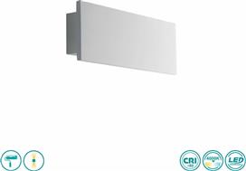 Intec Μοντέρνο Φωτιστικό Τοίχου σε Λευκό Χρώμα Απλίκα Γύψινη LED-ORTISEI-AP22