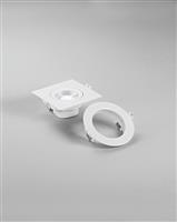 Intec Πλαστικό Χωνευτό Σποτ σε Λευκό χρώμα INC-SNIPER-QR120