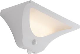 Intec Skyp Μοντέρνο Φωτιστικό Τοίχου με Ενσωματωμένο LED και Φυσικό Λευκό Φως σε Λευκό Χρώμα Πλάτους 22.4cm LED-SKYP-AP