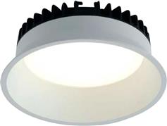 Intec Στρογγυλό Μεταλλικό Πλαίσιο για Σποτ με Ενσωματωμένο LED και Ρυθμιζόμενο Λευκό Φως σε Λευκό χρώμα 22x INC-XANTO-R220-INT