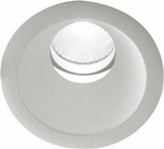Intec Στρογγυλό Μεταλλικό Χωνευτό Σποτ με Ενσωματωμένο LED και Φυσικό Λευκό Φως σε Λευκό χρώμα 16.8x16.8cm INC-ELITE-1X30M