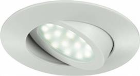 Intec Στρογγυλό Μεταλλικό Χωνευτό Σποτ με Ενσωματωμένο LED και Θερμό Λευκό Φως σε Λευκό χρώμα 2.5x9cm INC-ZENIT-5W BCO