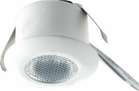Intec Στρογγυλό Μεταλλικό Χωνευτό Σποτ με Ενσωματωμένο LED σε Λευκό χρώμα 3.2x2.2cm INC-ASSO-R30-BLU