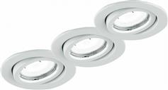 Intec Στρογγυλό Μεταλλικό Χωνευτό Σποτ σε Λευκό χρώμα INC-MATRIX-LEDM3 BCO