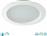 Intec Στρογγυλό Χωνευτό LED Panel Ισχύος 25W με Φυσικό Λευκό Φως Διαμέτρου 23cm INC-HORUS-25W