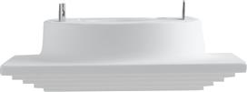 Intec Τετράγωνο Γύψινο Χωνευτό Σποτ με Ντουί GU10 σε Λευκό χρώμα INC-SPETTRO-Q1