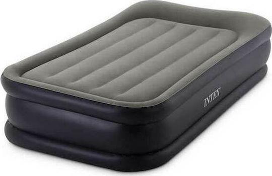 Intex Φουσκωτό Στρώμα Ύπνου Μονό με Ενσωματωμένη Ηλεκτρική Αντλία Deluxe Pillow Rest Raised 191x99x42cm 64132