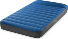 Intex Φουσκωτό Στρώμα Ύπνου Μονό Camping με Ενσωματωμένη Αντλία Μονό σε Μπλε Χρώμα 64011