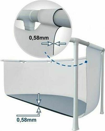 Intex Παραλληλόγραμμη Πισίνα με Σκελετό Prism Set 400x200x100cm 26788