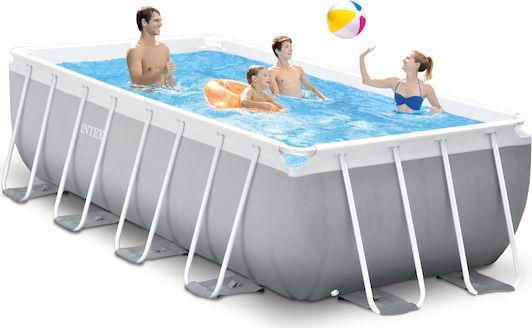 Intex Παραλληλόγραμμη Πισίνα με Σκελετό Prism Set 400x200x100cm 26788