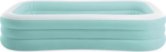 Intex Swim Center Family Lounge Πισίνα 780lt Φουσκωτή 264x165x56cm Μπλε 58497