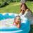 Intex Wavy Edge Παιδική Στρογγυλή Πισίνα 575lt Φουσκωτή Γαλάζια 56191