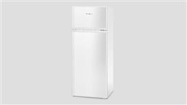 Inventor DPC143EW Ψυγείο Δίπορτο 206lt Υ143xΠ54.5xΒ55.5cm Λευκό