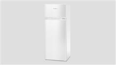 Inventor DPC143EW Ψυγείο Δίπορτο 206lt Υ143xΠ54.5xΒ55.5cm Λευκό