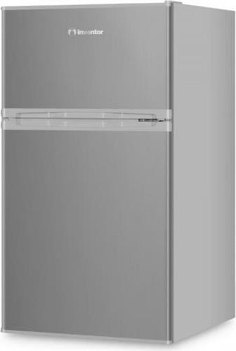 Inventor DPC852LS Ψυγείο Δίπορτο 85lt Υ85xΠ48xΒ51.5cm Ασημί