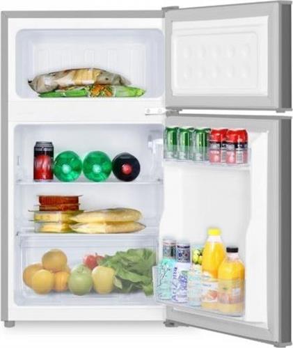 Inventor DPC852LS Ψυγείο Δίπορτο 85lt Υ85xΠ48xΒ51.5cm Ασημί