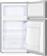 Inventor DPC852LS Ψυγείο Δίπορτο 85lt Υ85xΠ48xΒ51.5cm Ασημί