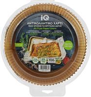 IQ AFP-20 Αντικολλητικά Χαρτιά για Air Fryer 20x20cm Σετ 100τμχ