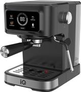IQ CM-190 Ημιαυτόματη Μηχανή Espresso 1100W Πίεσης 20bar Μαύρη