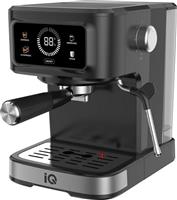 IQ CM-190 Ημιαυτόματη Μηχανή Espresso 1100W Πίεσης 20bar Μαύρη