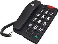 IQ DT-836BB Ενσύρματο Τηλέφωνο Γραφείου Μαύρο