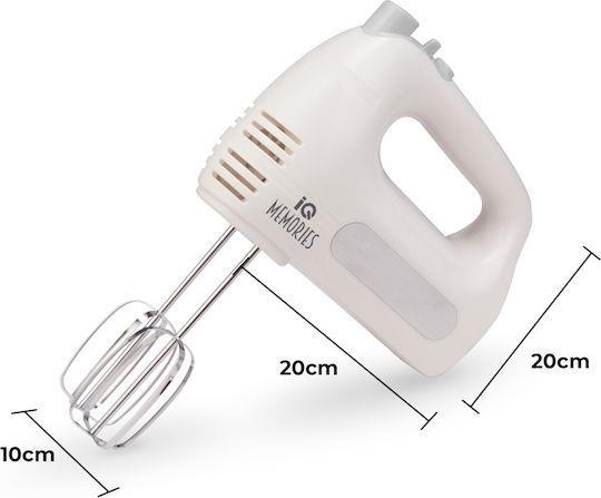 IQ HM-211 Μίξερ Χειρός 400W Λευκό