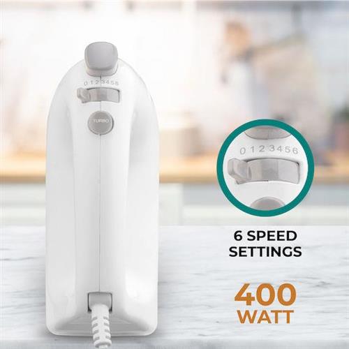 IQ HM-211 Μίξερ Χειρός 400W Λευκό