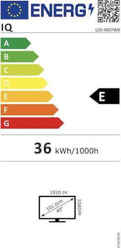 IQ LED-4007WB Smart Τηλεόραση 40