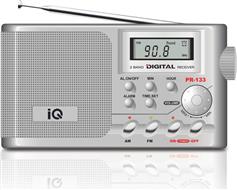 IQ PR-133 Φορητό Ραδιόφωνο Μπαταρίας Ασημί