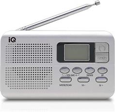 IQ PR-143 Φορητό Ραδιόφωνο Μπαταρίας Ασημί