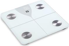 IQ SC-744BT Smart Ζυγαριά 180kg με Λιπομετρητή & Bluetooth Λευκή