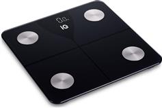 IQ SC-744BT Smart Ζυγαριά 180kg με Λιπομετρητή & Bluetooth Μαύρη