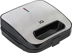 IQ ST-613 Τοστιέρα με Αποσπώμενες Πλάκες για 2 Τοστ 750W Inox