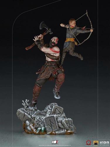 Iron Studios God of War: Kratos Φιγούρα ύψους 34cm σε Κλίμακα 1:10 SOGAME49221-10