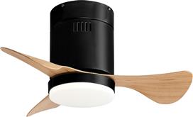 it-Lighting Elsinore Ανεμιστήρας Οροφής 56cm με Φως και Τηλεχειριστήριο Μαύρος 102000480