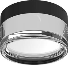 it-Lighting Φωτιστικό Οροφής Εξωτερικού Χώρου με Ενσωματωμένο LED σε Μαύρο Χρώμα 80301050