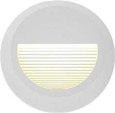 it-Lighting Maroon Στεγανή Επιτοίχια Πλαφονιέρα Εξωτερικού Χώρου με Ενσωματωμένο LED Λευκή 80201620