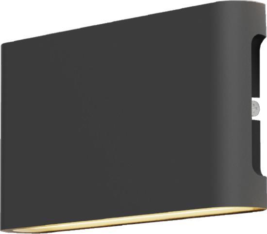 it-Lighting Niskey Επιτοίχιο Εξωτερικό Φωτιστικό με Ενσωματωμένο LED σε Γκρι Χρώμα 80204140