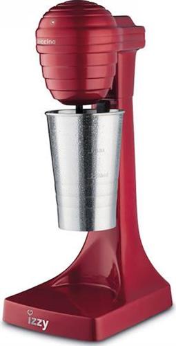 Izzy Caffeccino Φραπεδιέρα Επιτραπέζια 120W με 2 Ταχύτητες Spicy Red