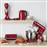 Izzy Caffeccino Φραπεδιέρα Επιτραπέζια 120W με 2 Ταχύτητες Spicy Red