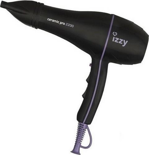 Izzy Ceramic Pro 2200 Επαγγελματικό Πιστολάκι Μαλλιών με Φυσούνα 2200W