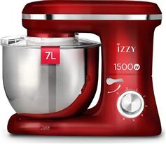 Izzy IZ-1500 Spicy Red Κουζινομηχανή 1500W με Ανοξείδωτο Κάδο 7lt