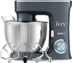 Izzy IZ-1505 Chef Pro Κουζινομηχανή 1500W με Ανοξείδωτο Κάδο 8lt