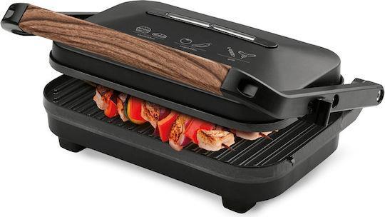 Izzy IZ-2013 Panini Τοστιέρα για 2 Τοστ 1300W Wood Μαύρη