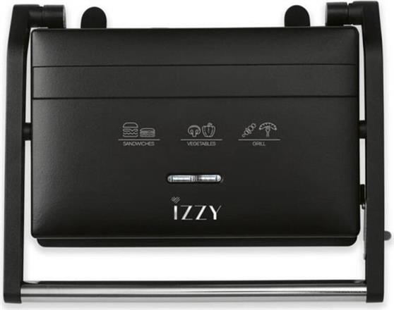 Izzy IZ-2020 Aria Τοστιέρα για 2 Τοστ 1300W Μαύρη