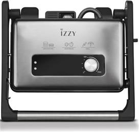 Izzy IZ-2026 Panini XL Τοστιέρα για 2 Τοστ 1500W Ασημί