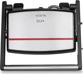 Izzy IZ-2035 Panini Vita Τοστιέρα για 2 Τοστ 1500W Inox