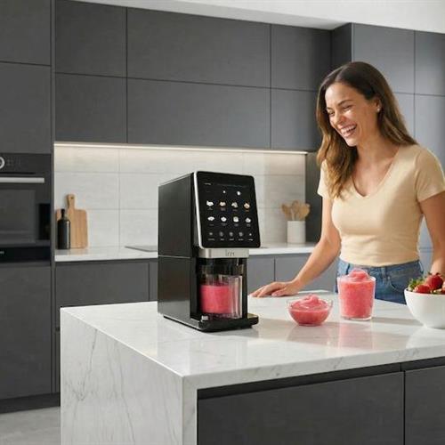 Izzy IZ-2045 Italian Gelato Παγωτομηχανή 3x650ml Μαύρη