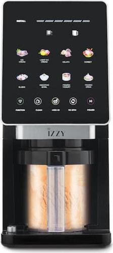 Izzy IZ-2045 Italian Gelato Παγωτομηχανή 3x650ml Μαύρη